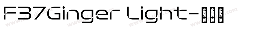 F37Ginger Light字体转换